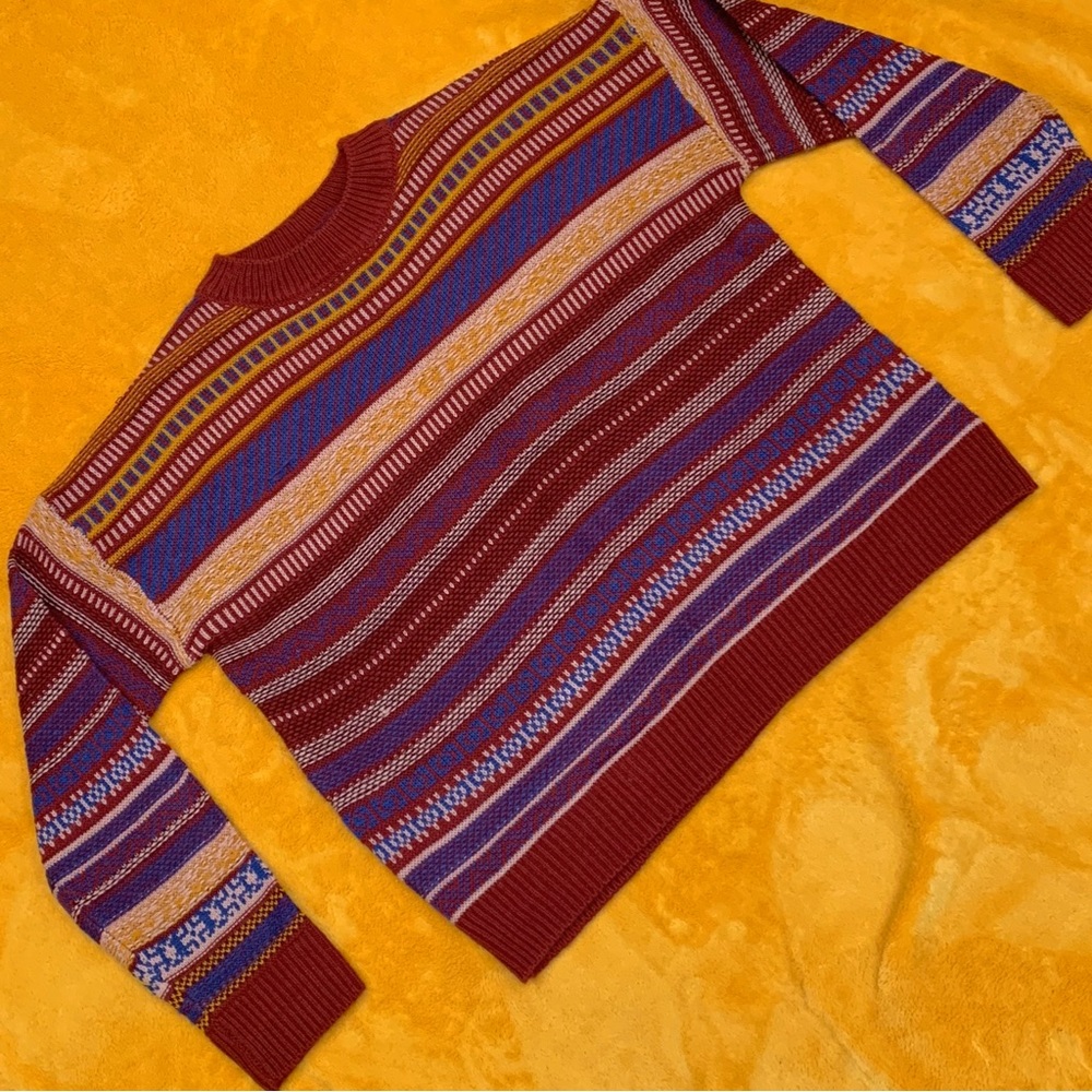 GARAGE Funky striped sweater